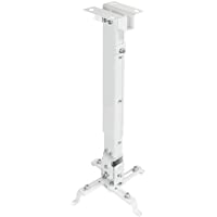 TooQ PJ2012T-W - Soporte de techo inclinable para proyector- ajustable 130 o 430 hasta 650mm- inclinacion +-- 15º…